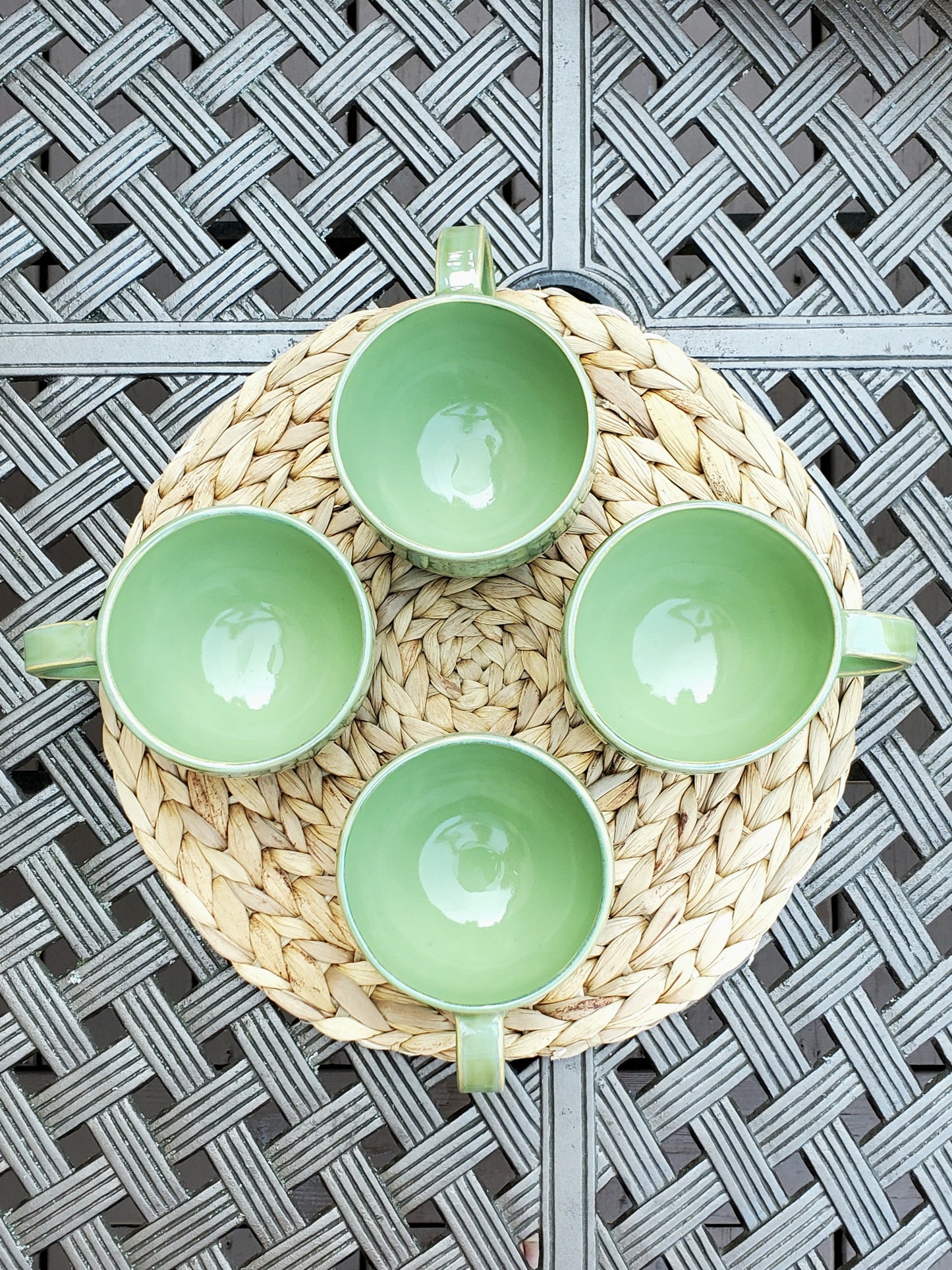 Handmade Field Green Mug Set