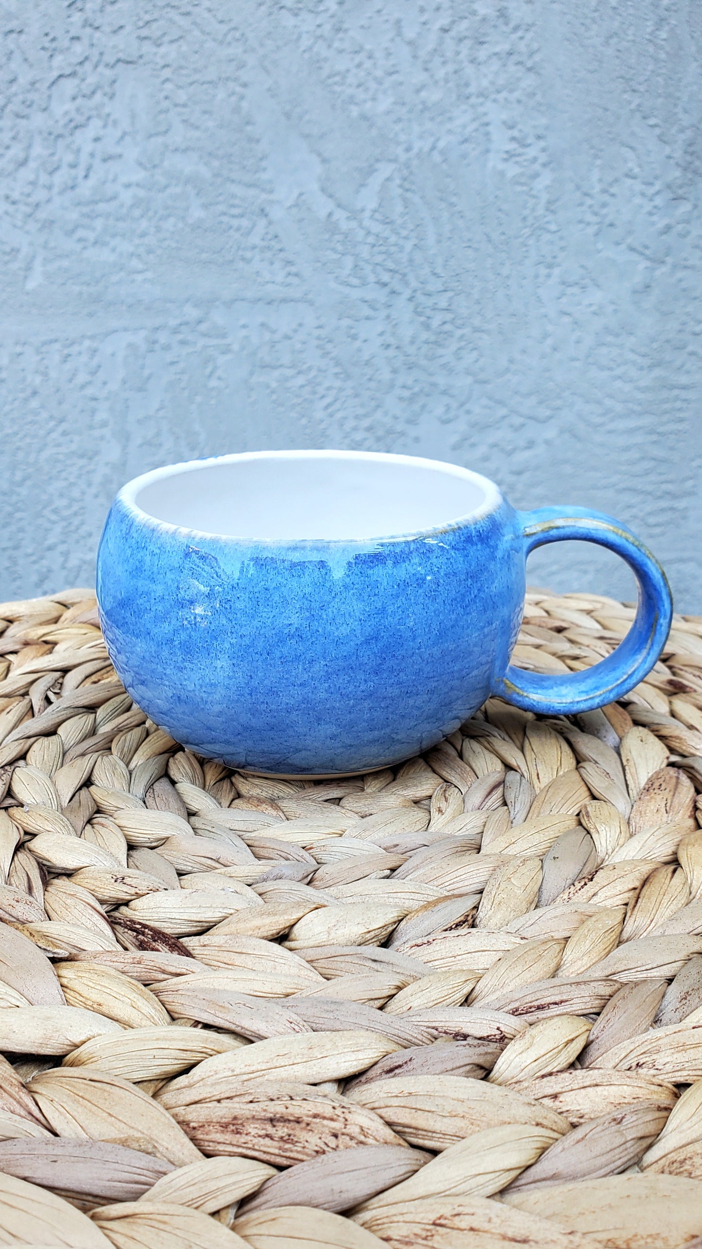 Handmade Sky Blue Mug Set