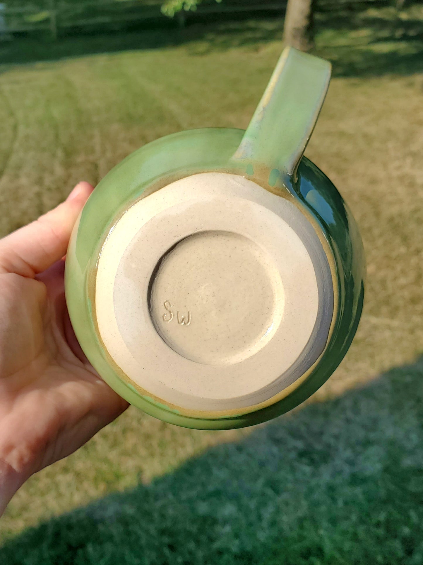 Handmade Field Green Mug Set